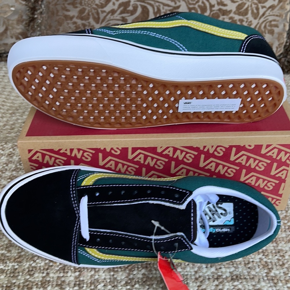 Vans Comfycush Old Skool Ftr Strd/Black/Trwht Men’ - Picture 7 of 16